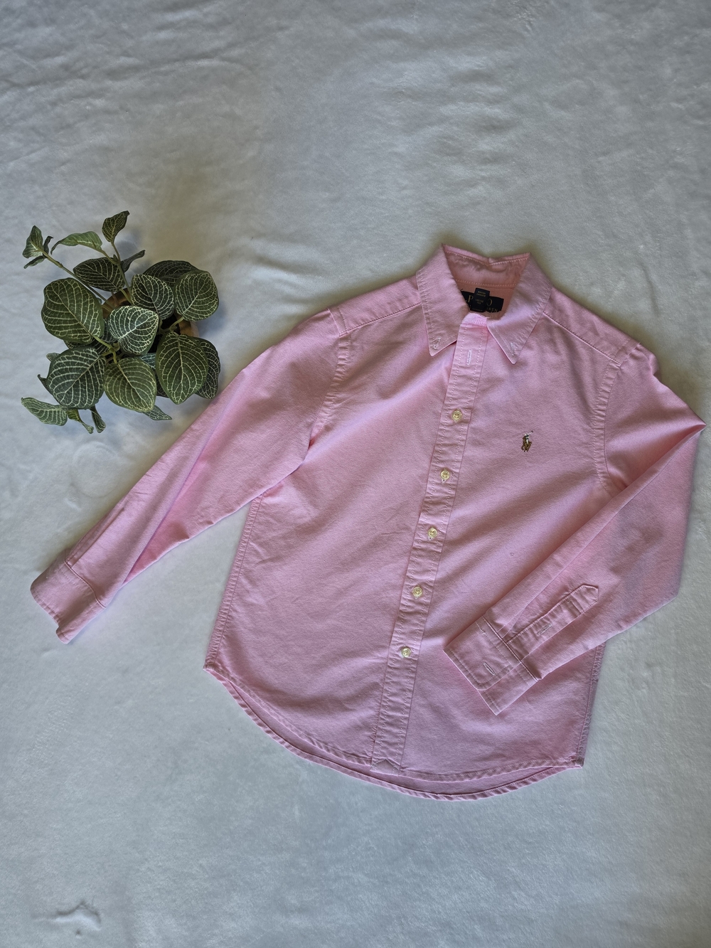 Ralph Lauren Pink Oxford Shirt for Kids